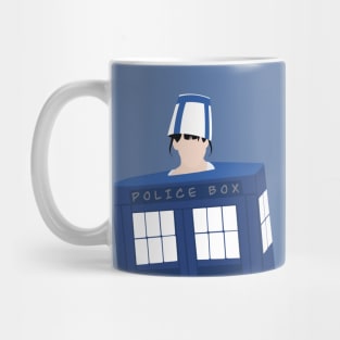 syd in police box costume Mug